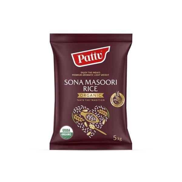 Pattu Sona Masoori Rice (organic)5Kg