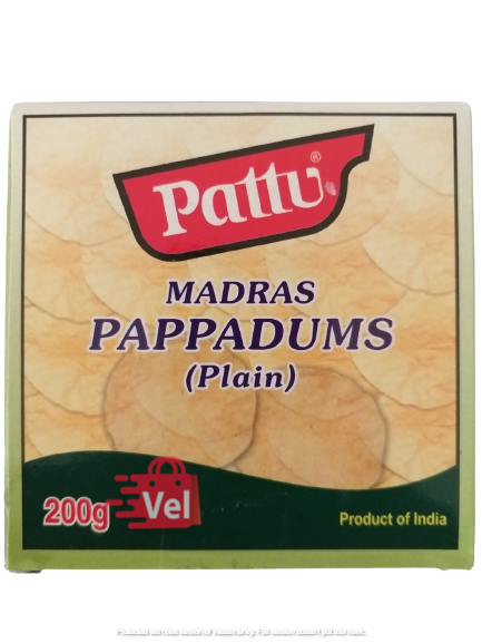 Pattu_Madras_Papad_Plain_200G