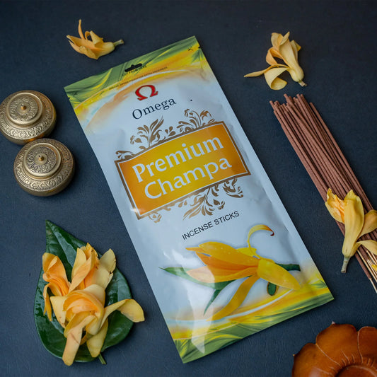 Omega Premium Champa Incense Sticks 90g