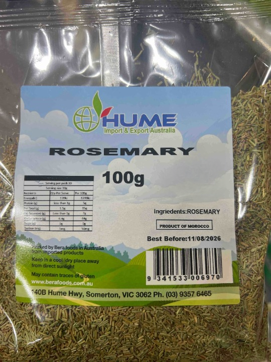 Hume Rosemary 100G
