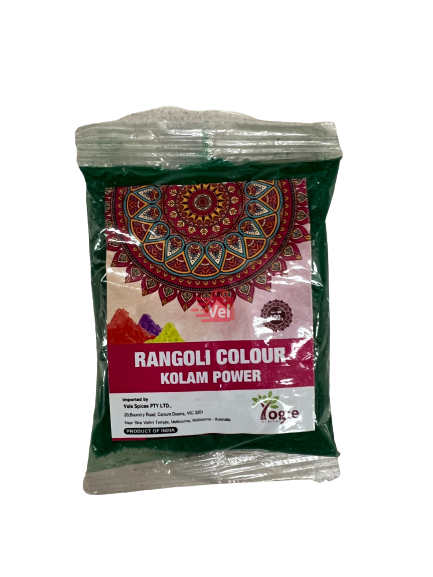Yogie Rangoli Colour Dark Green 100G