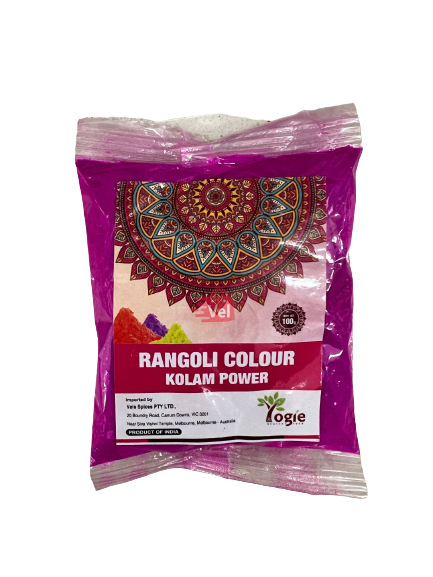 Yogie Rangoli Colour Majenta 100G