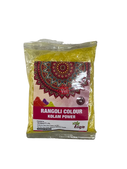 Yogie Rangoli Colour Yellow100G