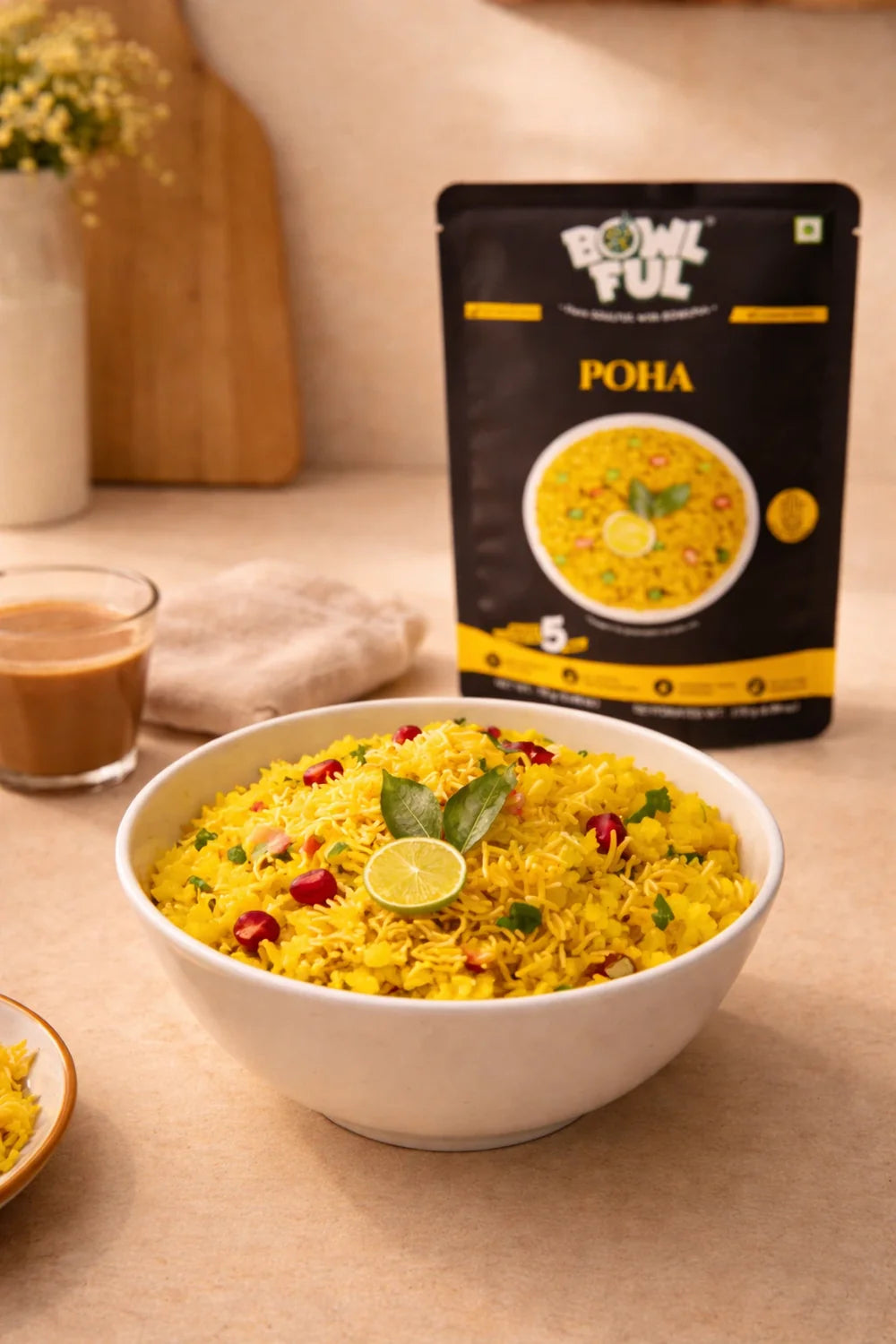 Bowl Ful Poha 70G (Vegetarian)