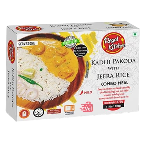 Regal_Kitchen_Kadahi_Pakoda_With_Jeera_Rice_Combo_Meal_375G