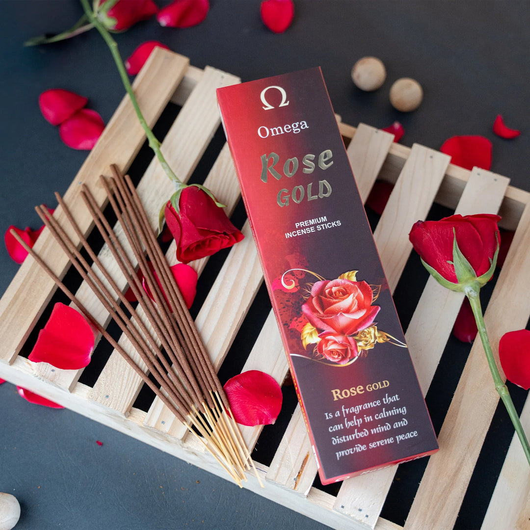 Omega Rose Gold Dhoop Sticks 50g