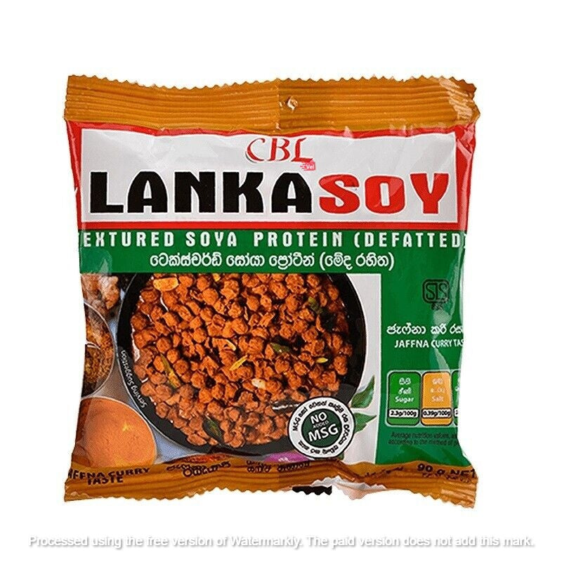 Cbl Lanka Textured Soya Protein Jaffna Curr No Added Msg 90G