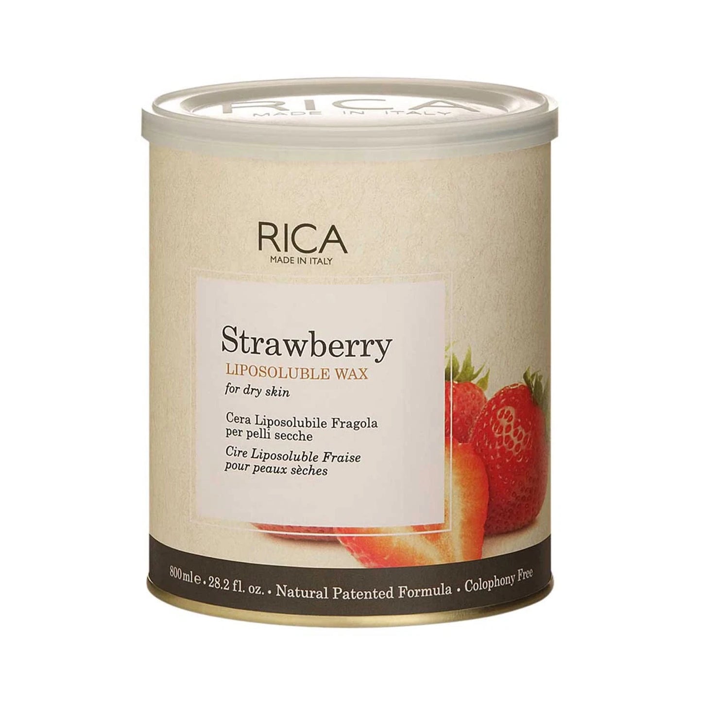 Rica Strawberry Liposoluble Wax 800ml