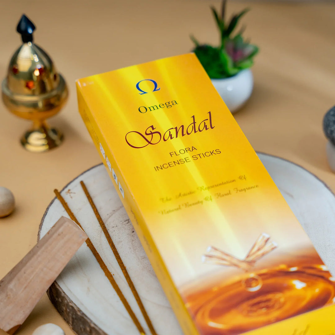 Omega Sandal Flora Incense Sticks 225g