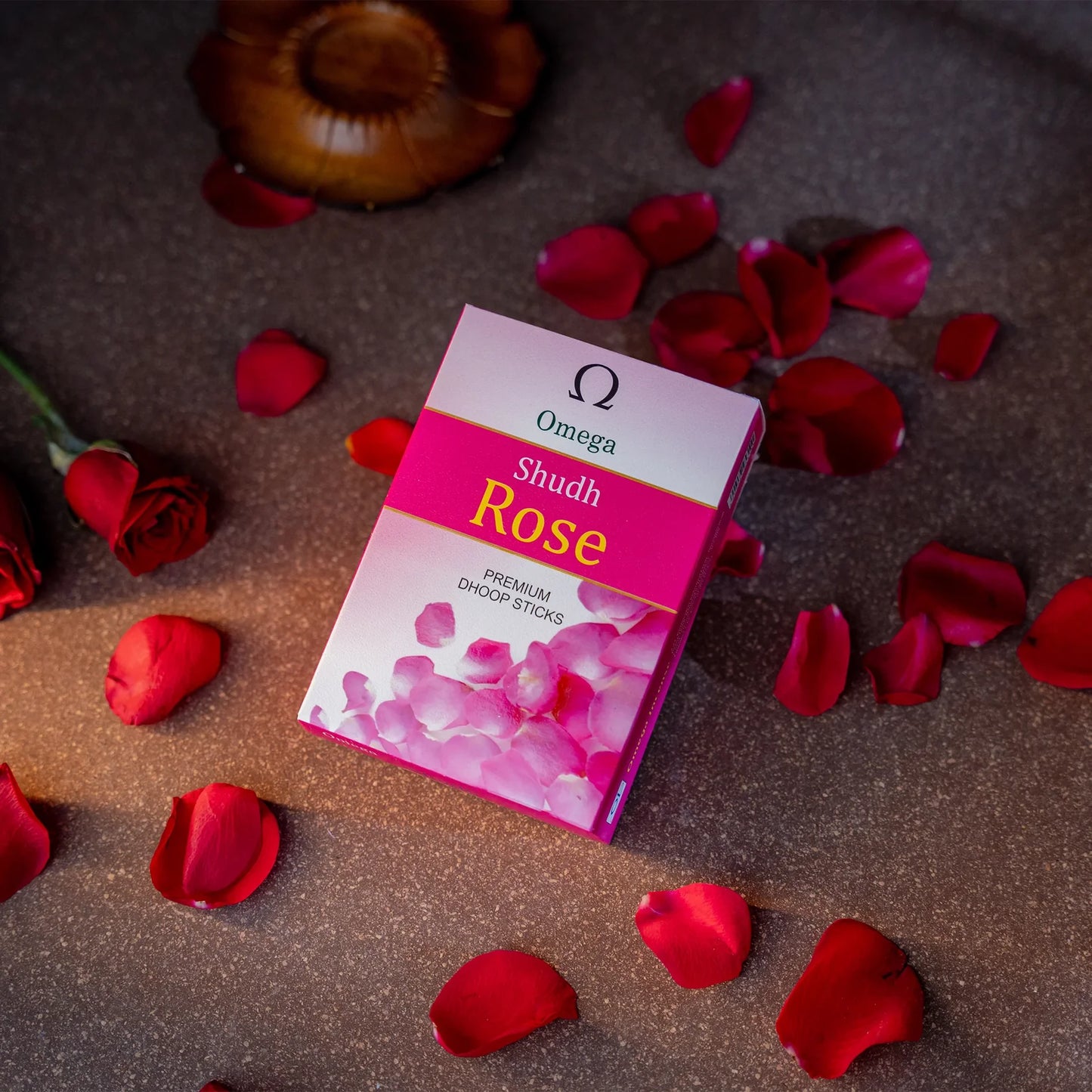 Omega Shudh Rose Dhoop Sticks 120g