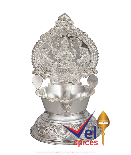 Silver Kamakshi Lamp