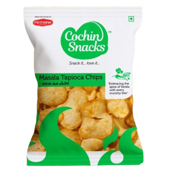 Cochin Snacks Masala Tapioca Chips 150G