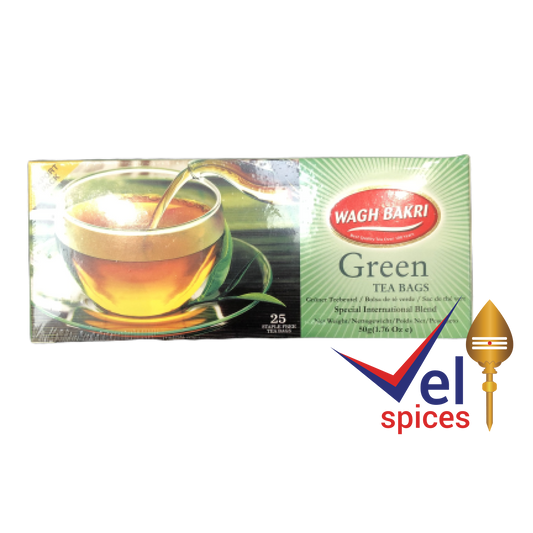 Wagh Bakri Green Tea Bags 50G