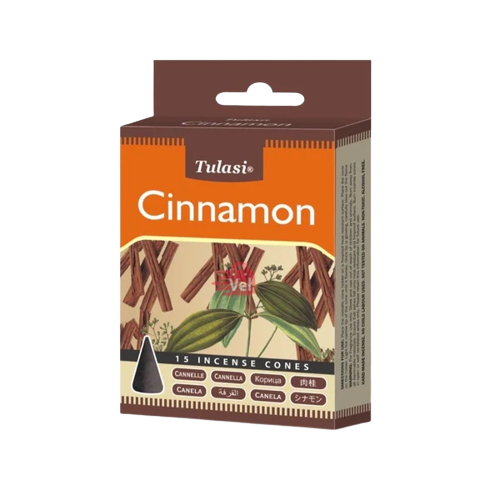 Tulasi Cinnamon Cones 15Pcs