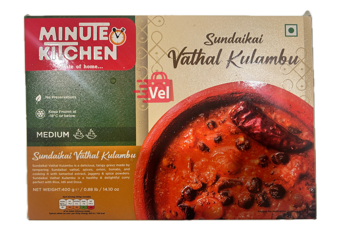 Minute Kitchen Sundaikai Vathal Kulambu 400G