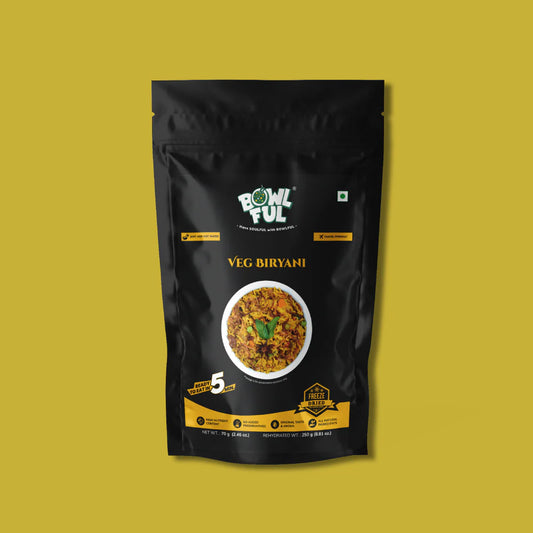 Bowl Ful Veg Biryani 70G (Vegetarian)