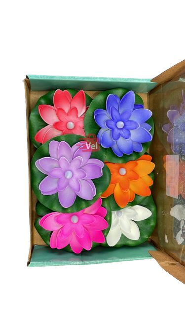 Led Candle Flower 6Pcs