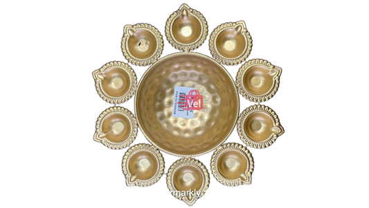 Gold Colur Deepa Uruli Medium