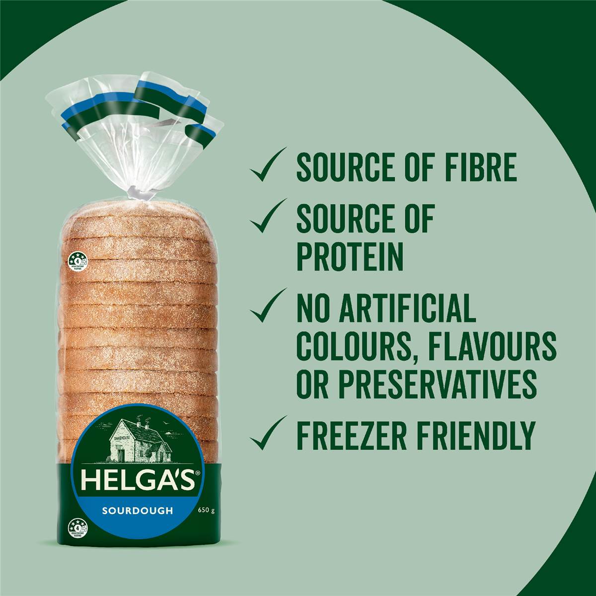 Helga's Sourdough Loaf 650g