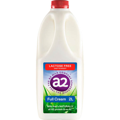 a2 Milk Lactose Free Full Cream 2L