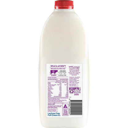 a2 Milk Lactose Free Full Cream 2L