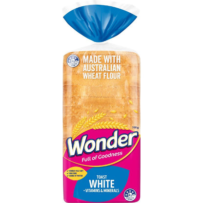Wonder White Bread Vitamins & Minerals Toast 700g