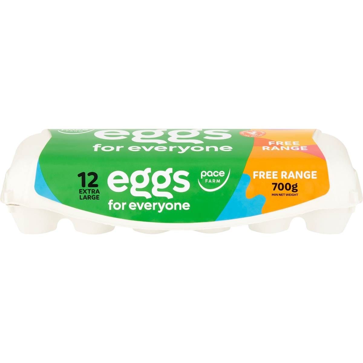 Pace Farm 12 Pack For Everyone Extra Large Free Range Eggs 700g