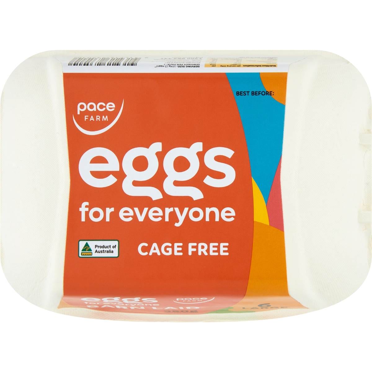 Pace Farm 6 Pack For Everyone Large Barn Laid Eggs 350g