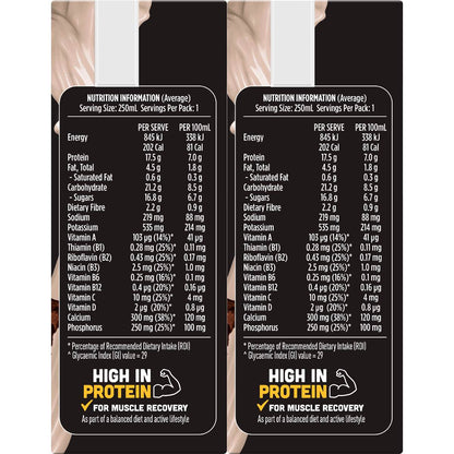 Up&Go Protein Energize Cookies & Cream Liquid Breakfast 250mL x 6 pack