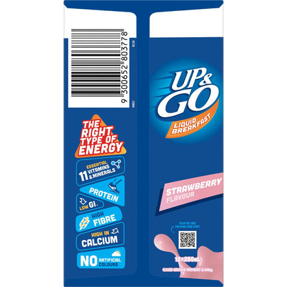 Up&Go Liquid Breakfast Strawberry 250mL x 12 pack