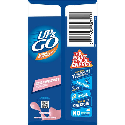 Up&Go Liquid Breakfast Strawberry 250mL x 12 pack