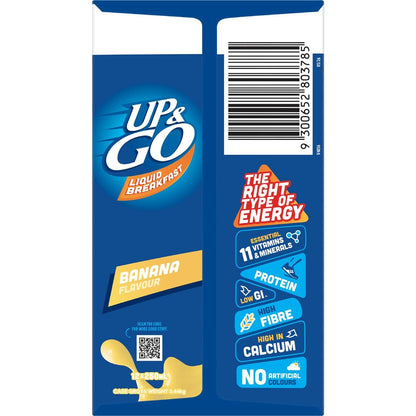 Up&Go Liquid Breakfast Banana 250mL x 12 pack