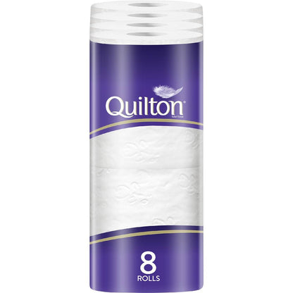 Quilton Classic 3 Ply Toilet Paper 8 pack