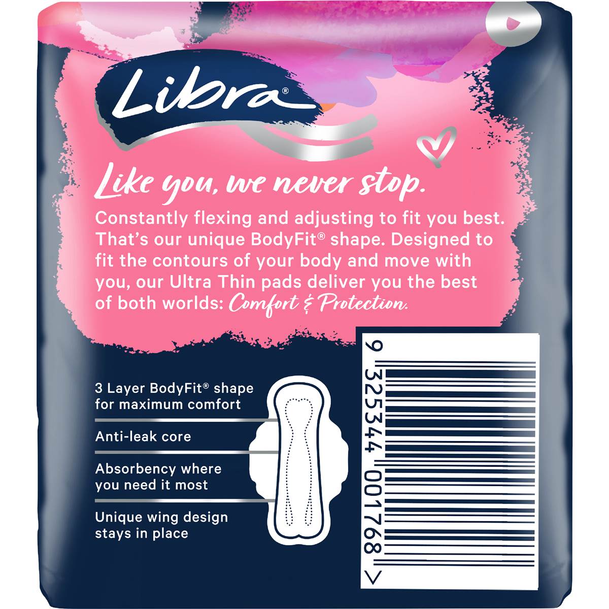 Libra Ultra Thins Pads Wings Super 12 pack