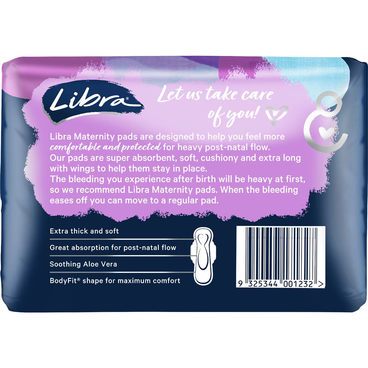 Libra Maternity Pads Aloe Vera With Wings 10 pack