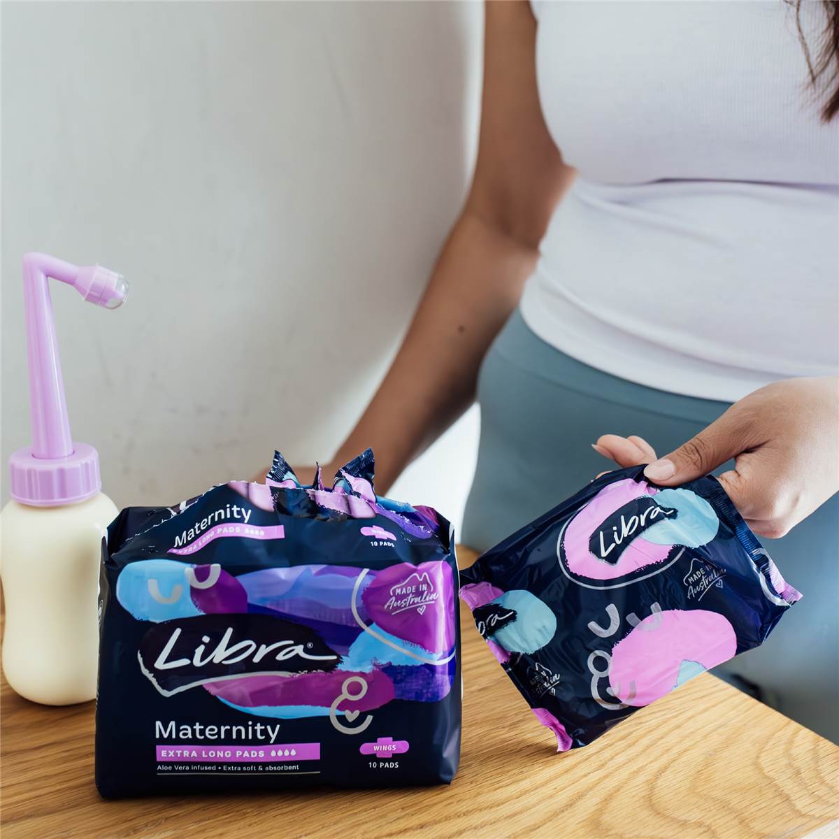 Libra Maternity Pads Aloe Vera With Wings 10 pack