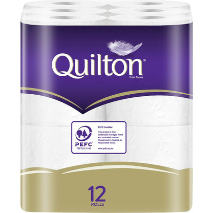 Quilton Gold 4 Ply Toilet Paper 12 pack