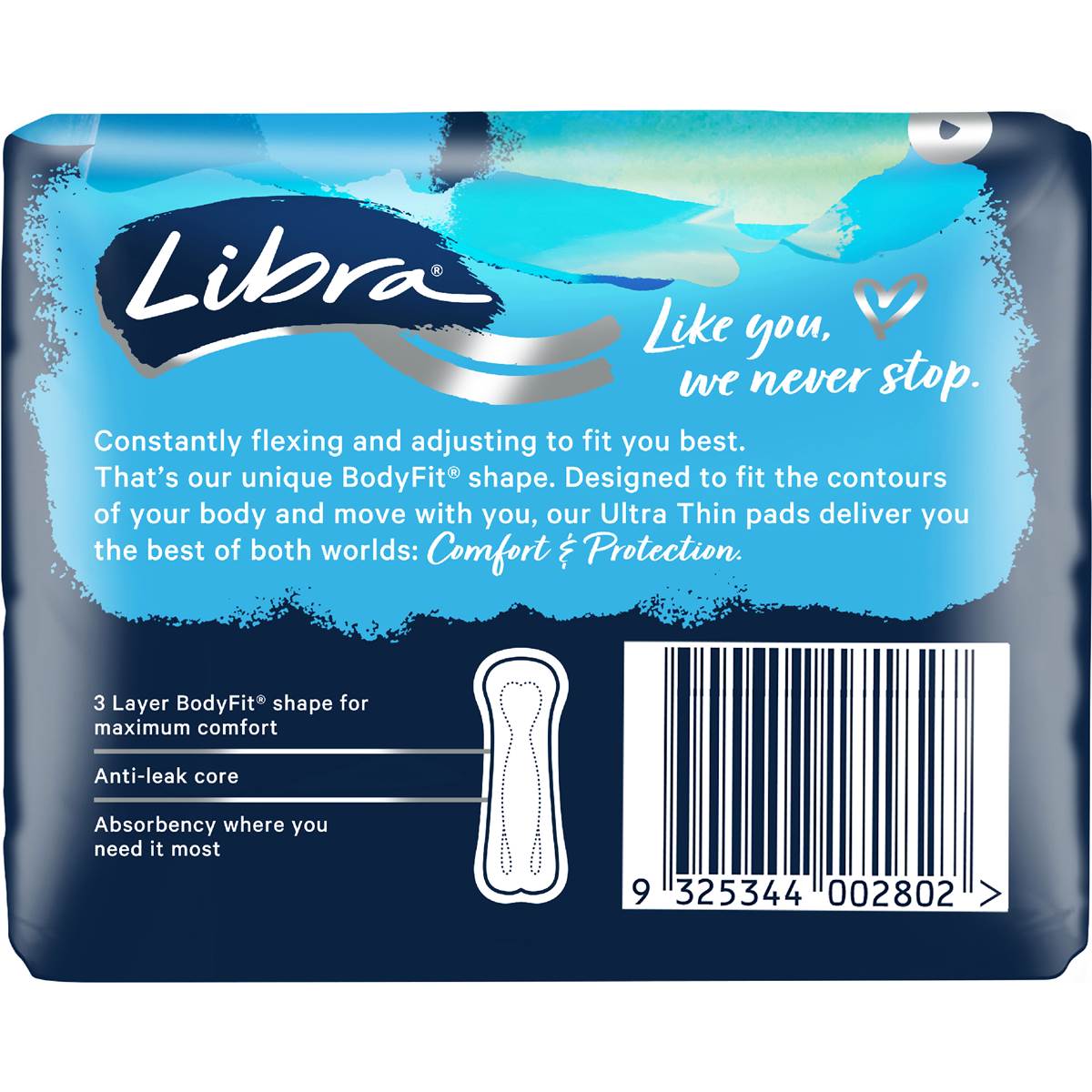 Libra Ultra Thins Sanitary Pads Thin Regular 14 pack