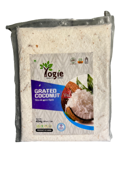 Yogie Grated Coconut Frozen 454G