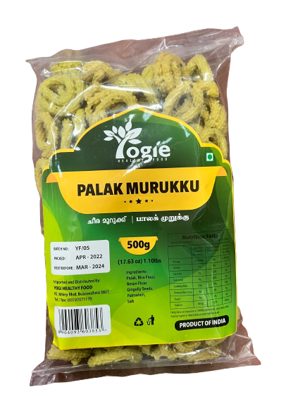 Yogie Palak Murukku 500G