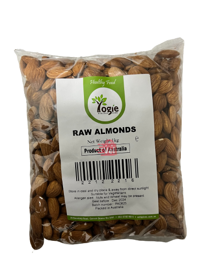 Yogie Raw Almond 1Kg