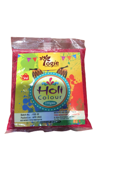 Yogie Red Holi Colours 100G