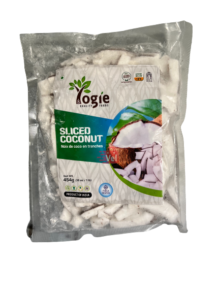 Yogie Sliced Coconut 454g Frozen