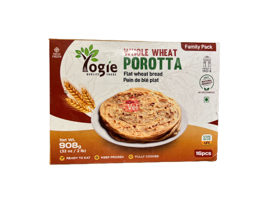 Yogie Whole Wheat Porotta 908G Frozen
